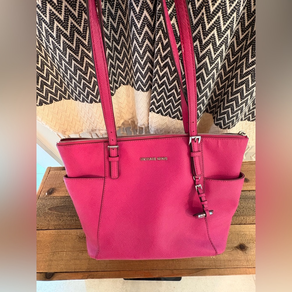 Michael Kors Fuchsia Tote Bag